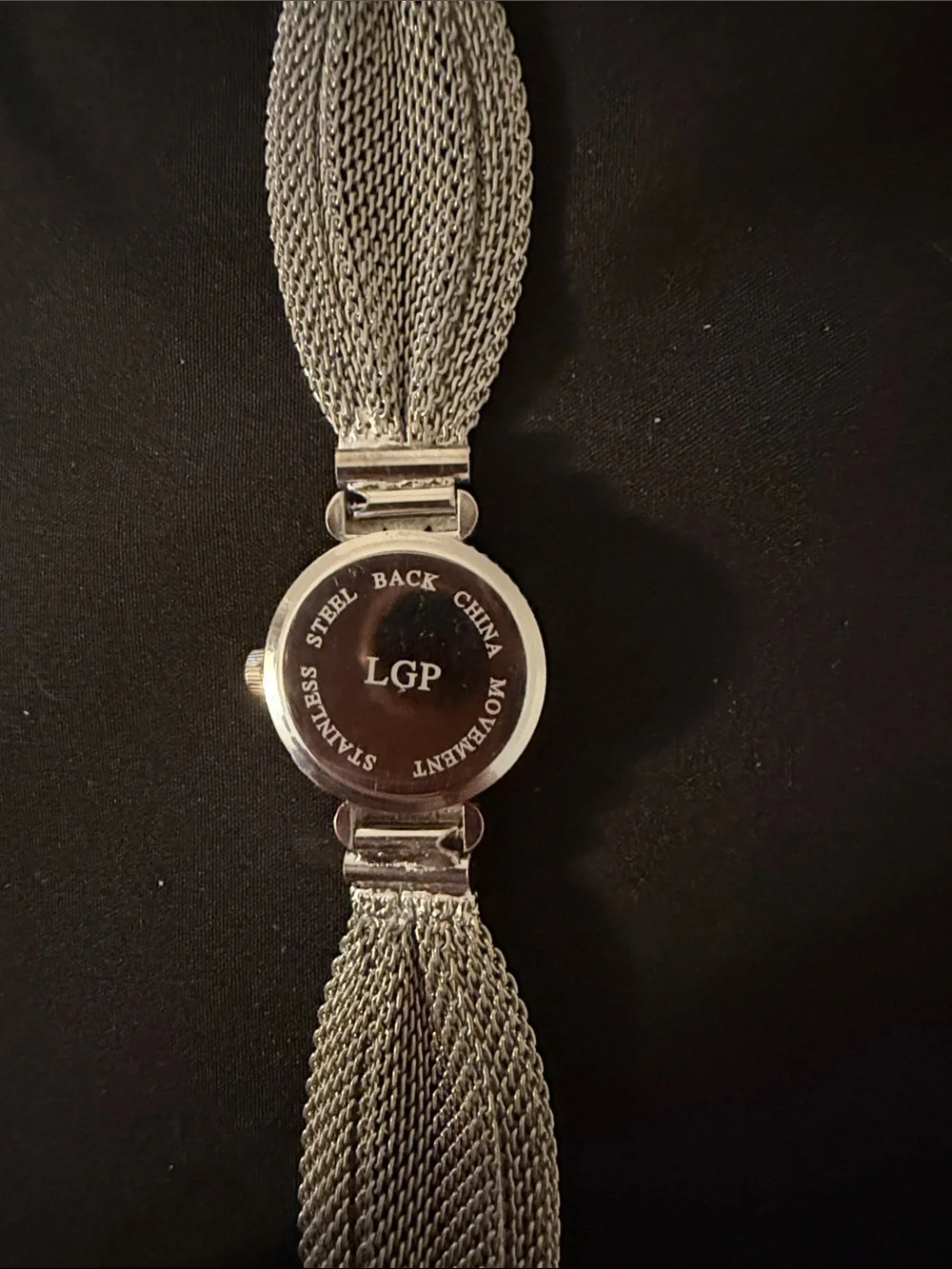 Women's Quartz Silver Mesh Bracelet Watch with Roman Dial